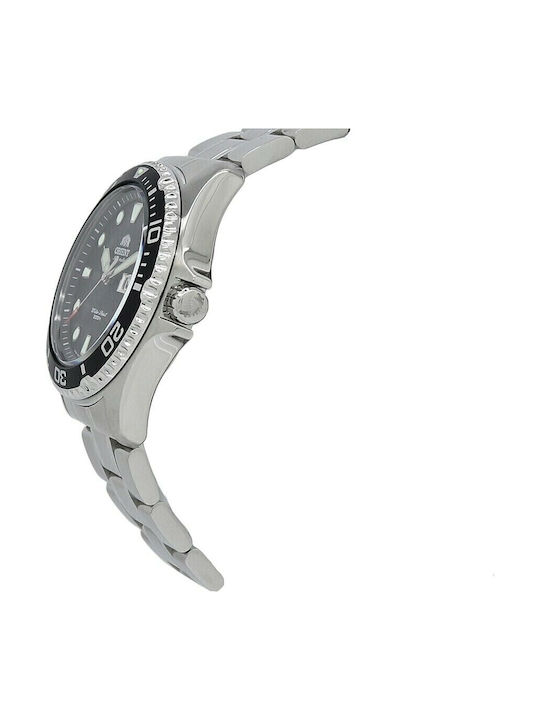 Orient Men's Watch 42mm Automatic with Silver Metal Bracelet