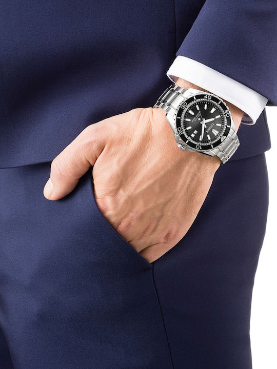 Citizen Promaster Ceas Bărbătesc 44mm Eco - Drive cu Argintie Brățară Metalică