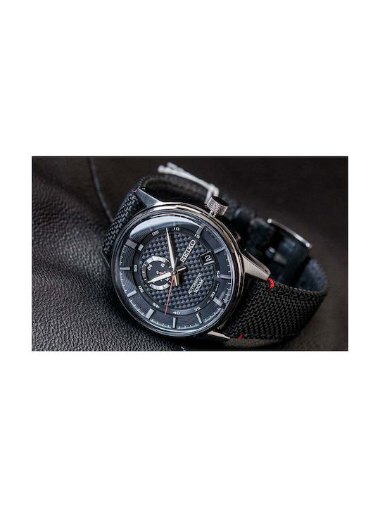Seiko Automatic Uhr Chronograph Automatisch mit Schwarz