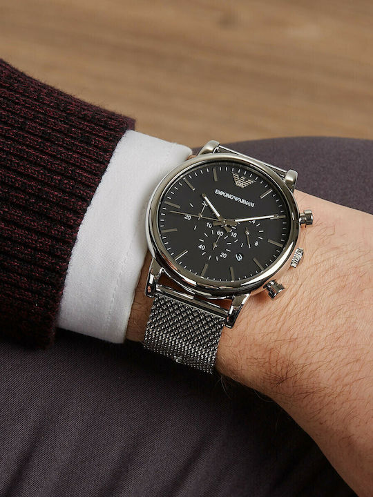 Emporio Armani Classic Ρολόι Μπαταρίας Emporio Armani Classic Ρολόι Μπαταρίας
