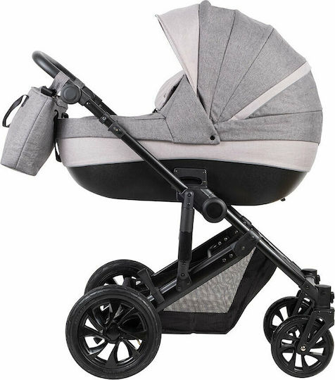 FreeOn Comfort Ρυθμιζόμενο Καρότσι 3 σε 1 Kατάλληλο για Nεογέννητο Γκρι 12.15kg