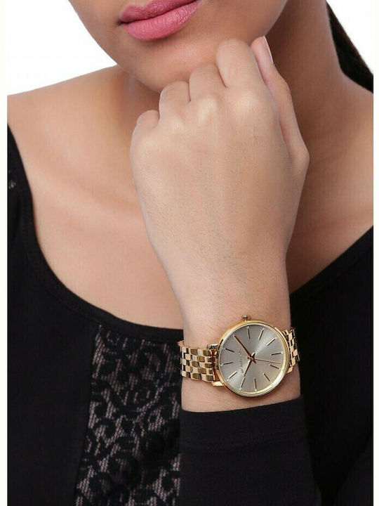 Michael Kors Pyper Ρολόι Μπαταρίας με Μεταλλικό Μπρασελέ Michael Kors Pyper Ρολόι Μπαταρίας με Μεταλλικό Μπρασελέ