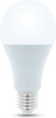 Forever Light Bec LED 18W 129mm pentru Soclu E27 și Formă A65 Alb cald 1680lm