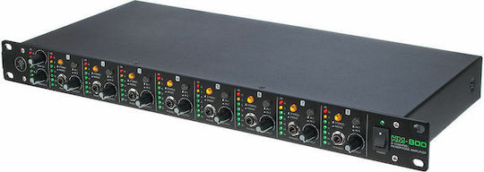 Mackie HM-800 Analog Headphone Amplifier Rack 8 Channels with Jack 6.3mm