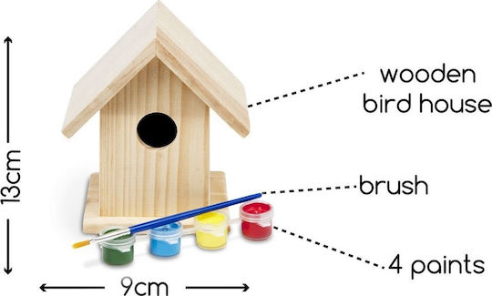 BS Toys Painting Paint a Birdhouse for Children 6+ years old Years