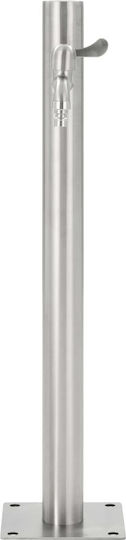 vidaXL Decorative Faucet Garden Stainless Steel Floor Round 65cm 65cmx65cm 45457