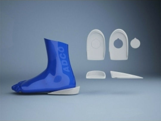 Adco 08320 Anatomical Silicone Heel Pads 2 Pieces