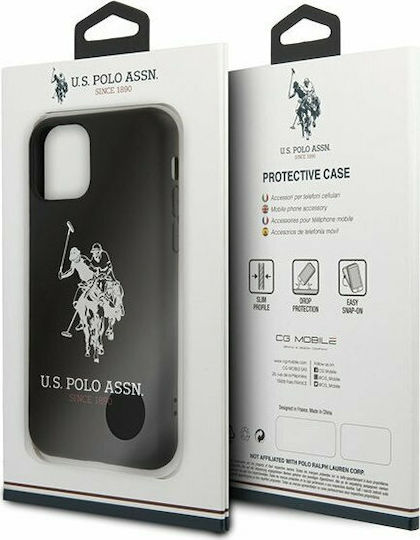 U.S. Polo Assn. Big Horse Back Cover Σιλικόνης Μαύρο (iPhone 11 Pro)