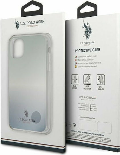 U.S. Polo Assn. Gradient Pattern Задна корица Силикон Син (iPhone 11 Pro)