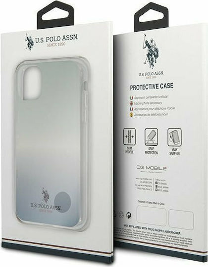 U.S. Polo Assn. Gradient Pattern Back Cover Σιλικόνης Μπλε (iPhone 11 Pro Max)