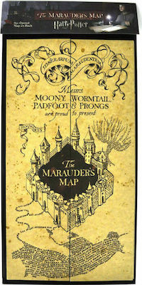 The Noble Collection Harry Potter: Marauder's Map Replica in Scale 1:1