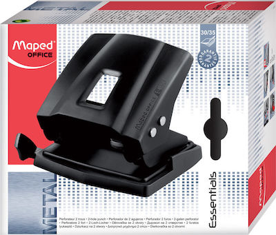 Maped Essentials Paper 2-Hole Puncher with Guide for 35 Sheets