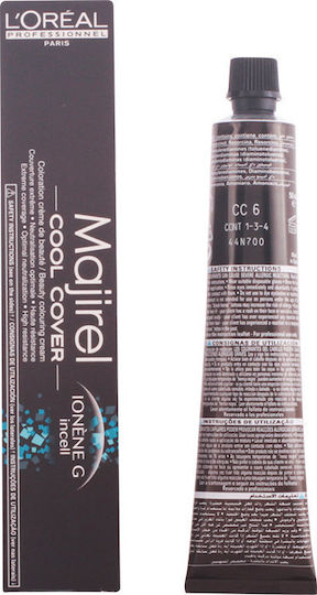 L'Oréal Professionnel Majirel Cool Cover Βαφή Μαλλιών 6 Ξανθό Σκούρο 50ml