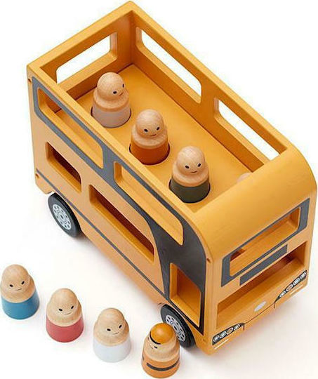 Kids Concept Автобус с Фигури Количка за 3+ Години