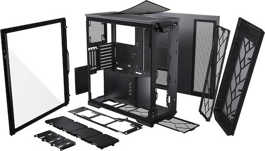 Phanteks Enthoo Pro 2 Gaming Voller Turm Computergehäuse mit Seitenfenster Schwarz