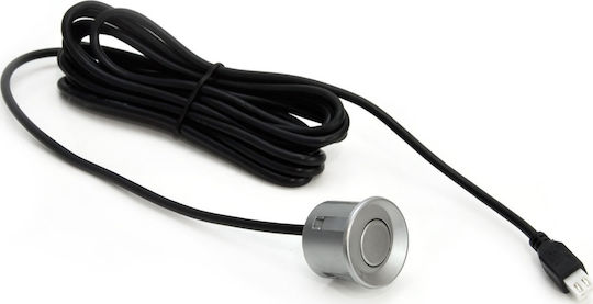 AMiO Car Parking System with Buzzer and 4 Sensors 22mm in Silver Color