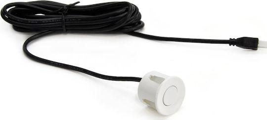 AMiO Car Parking System with Screen and 8 Sensors 22mm in White Color