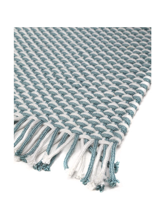 Royal Carpet Duppis OD2 Rug Outdoor Rectangular with Fringes OD2 White Blue