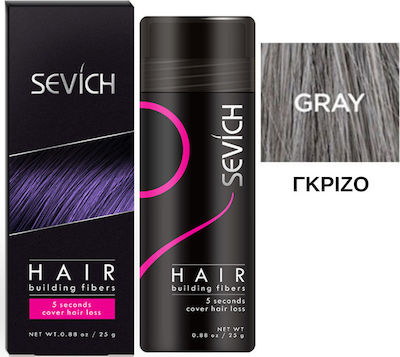 Sevich Hair Building Fibers with Keratin Hair Building Grey 25gr