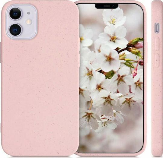 Kalibri Eco-Friendly Back Cover Σιλικόνης Ροζ (iPhone 12 mini)