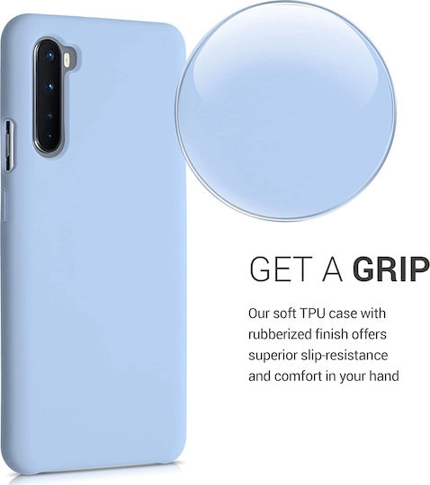 KWmobile Soft Flexible Задна корица Силикон Светлосин (OnePlus Nord)