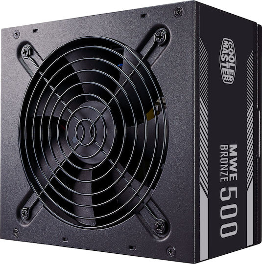 CoolerMaster MWE 500 Bronze Ver.2.0 500W Τροφοδοτικό Υπολογιστή Full Wired 80 Plus Bronze