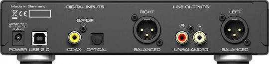 RME ADI-2-DAC-FS DA Converter Επιτραπέζιος Ψηφιακός Ενισχυτής Ακουστικών 2 Καναλιών με DAC, USB και Jack 6.3mm