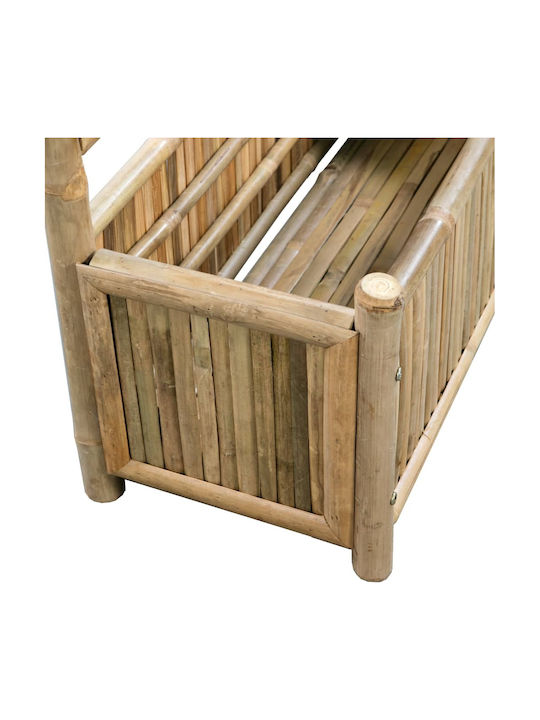 vidaXL Blumenkasten Bambus Braun 70x30x135cm.