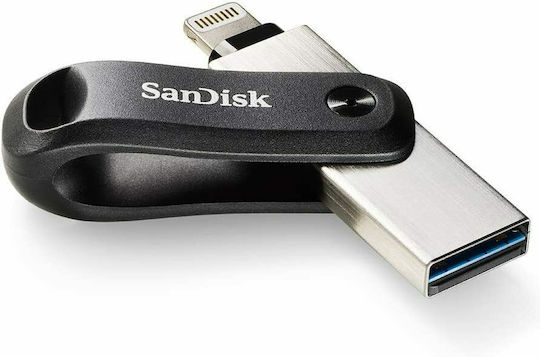 Sandisk iXpand 128GB USB 3.0 Stick with Lightning & USB-A Connection Black