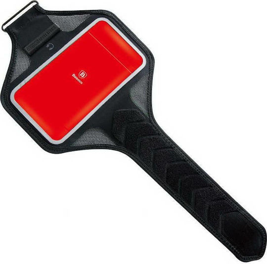 Baseus Flexible Move Armband Arm Band up to 5" Red