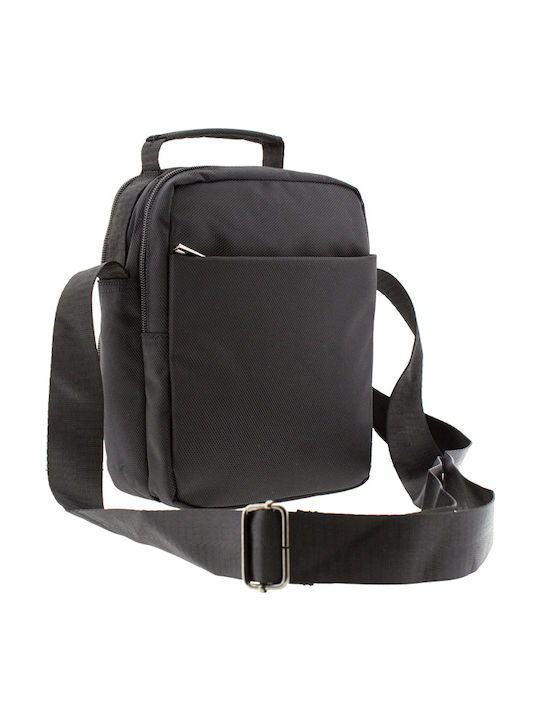 Herrentasche Schulter / Crossbody Schwarz