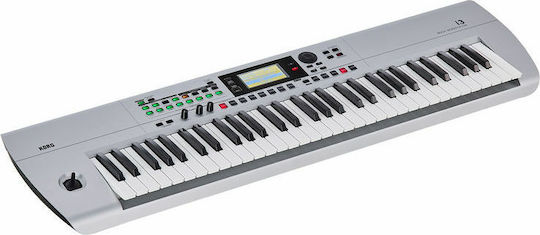 Korg Aranjor i3 cu 61 Dinamic Taste Argintiu