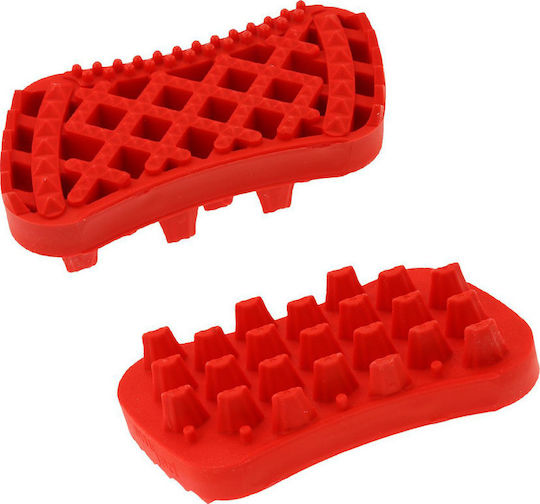 pet+me Grooming Βούρτσα Large για Μακρύτριχους Σκύλους για Περιποίηση Τριχώματος Κόκκινο
