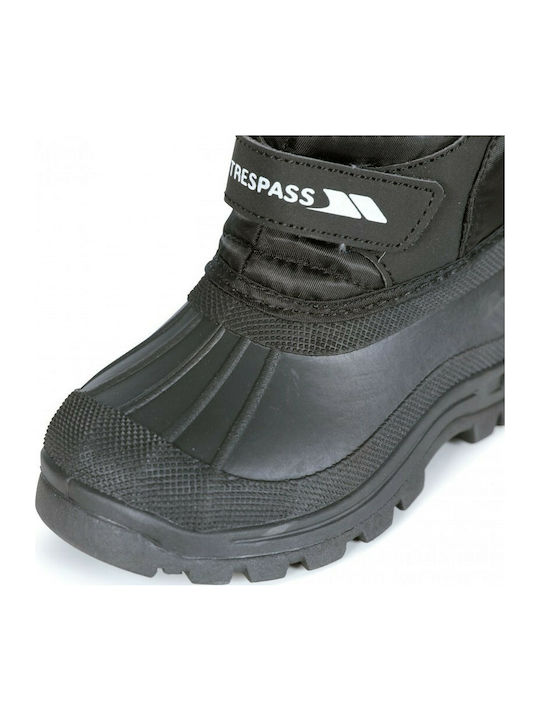 Trespass Dodo Apre Kids Snow Boots with Lace Black