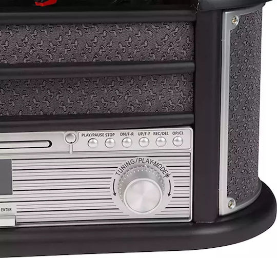 Denver MRD-51 Turntables with Preamp and Built-in Speakers Black