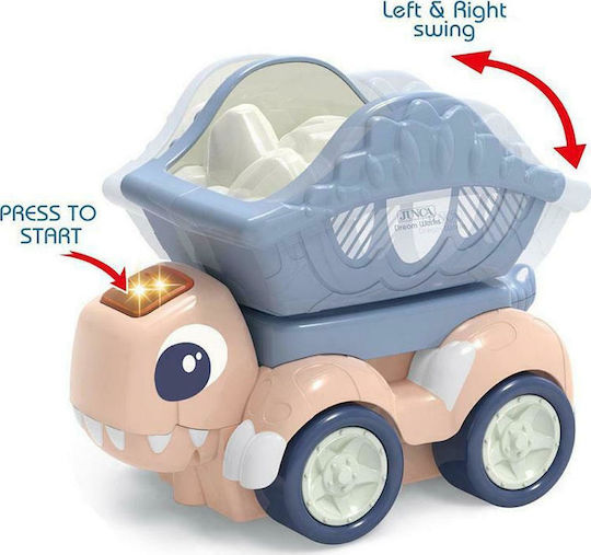 Junca Push Along Little Dinosaur Vehicle with Light and Sounds for 12++ Months