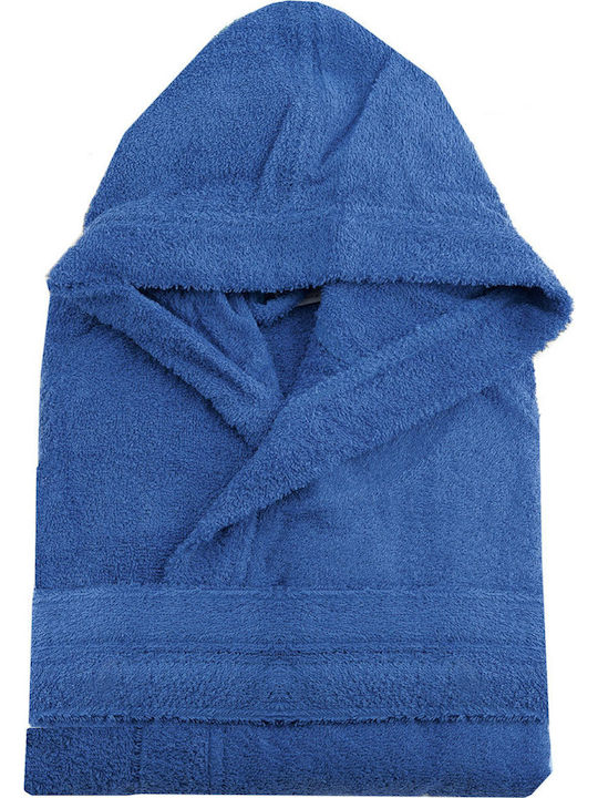 Dimcol No6 1320910605100022 Kids' Swimming Bathrobe Cotton Blue