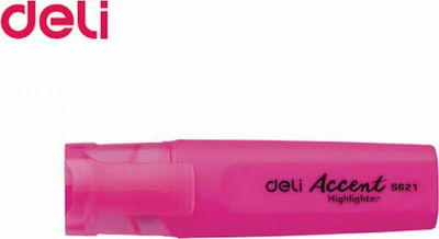 Deli Accent Highlighter 5mm Pink