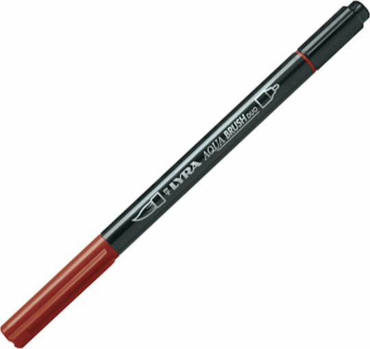 Lyra Aqua Brush Duo Design Marker 4mm Red