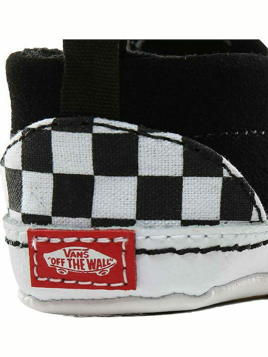 Vans Βρεφικά Sneakers Αγκαλιάς Μαύρα Slip-On