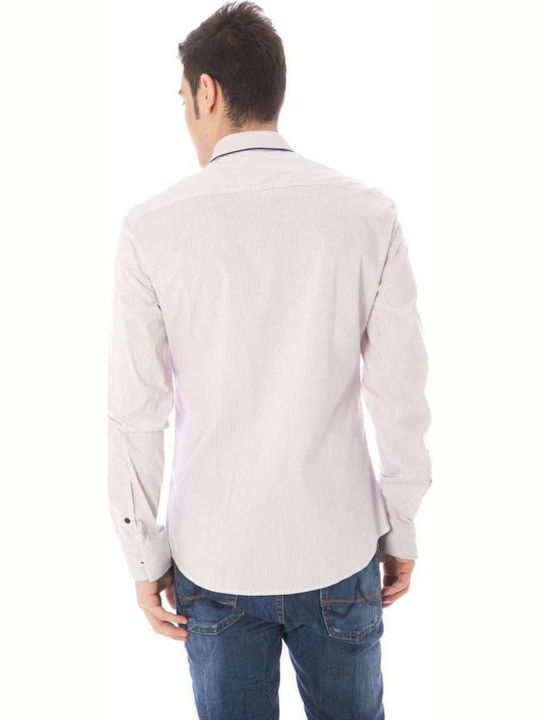 Costume National Men's Shirt Long Sleeve Cotton Pink