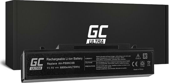 Green Cell Compatible Battery for Samsung RV511/R519/R522/R530/R540 with 6800mAh