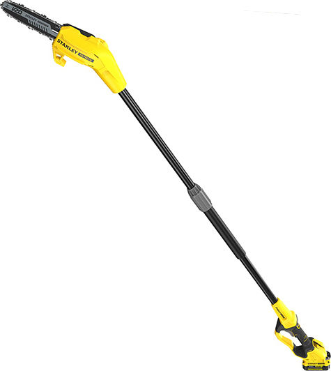 Stanley SFMCPS620M1 Teleskopisches Bügelsäge Akku 18V 1x4Ah Gesamtlänge 450cm und Klingenlänge 20cm