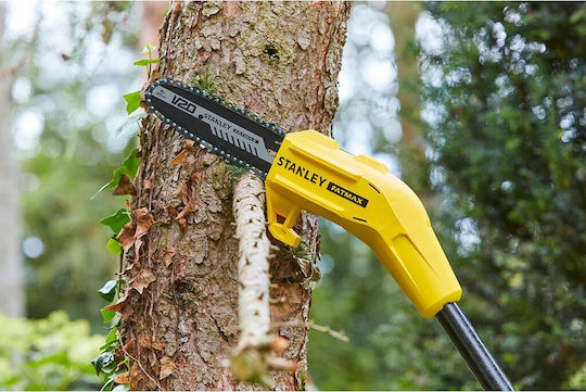 Stanley SFMCPS620M1 Teleskopisches Bügelsäge Akku 18V 1x4Ah Gesamtlänge 450cm und Klingenlänge 20cm