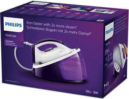 Philips FastCare Compact Σύστημα Σιδερώματος Πίεσης 5.2bar με Δοχείο 1.5lt