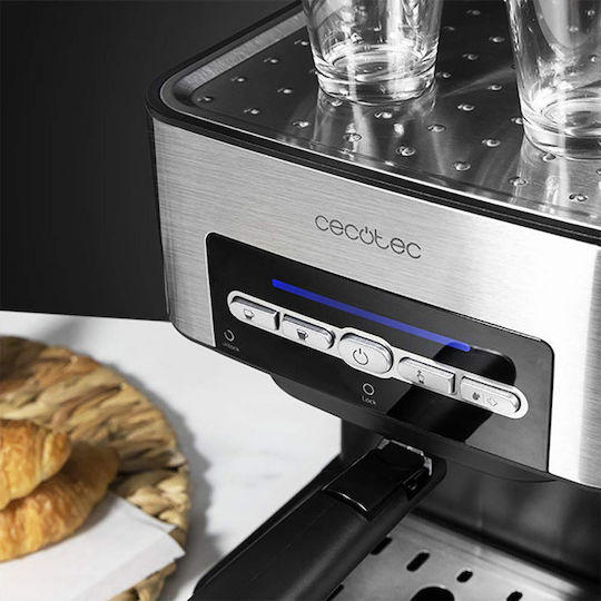 Cecotec Express Power Espresso 20 Matic Μηχανή Espresso 850W Πίεσης 20bar Ασημί