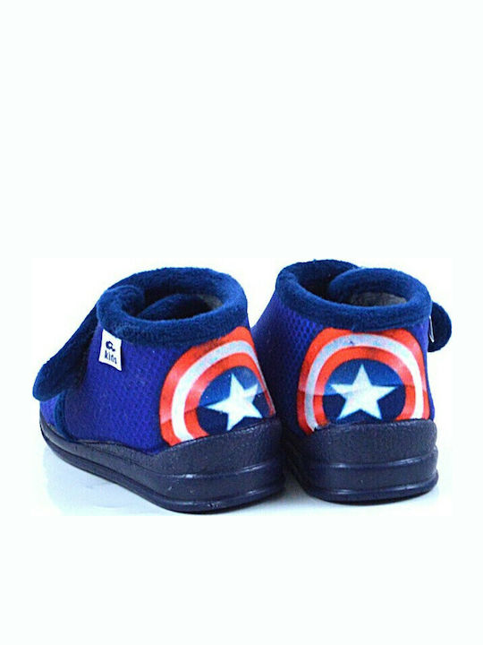 Papuci copii Bocanci Albastru Captain America