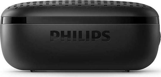 Philips TAS2505B Αδιάβροχο Ηχείο Bluetooth 3W με Διάρκεια Μπαταρίας έως 10 ώρες Μαύρο