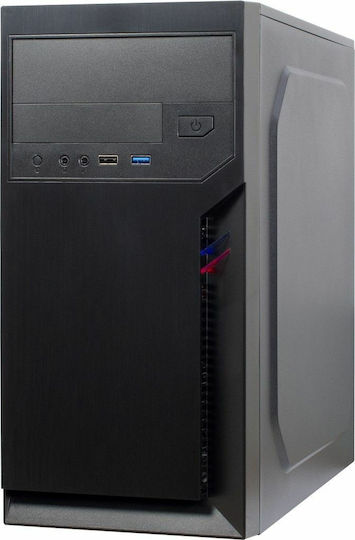 Inter-Tech 6502 Romea Micro Tower Κουτί Υπολογιστή Μαύρο