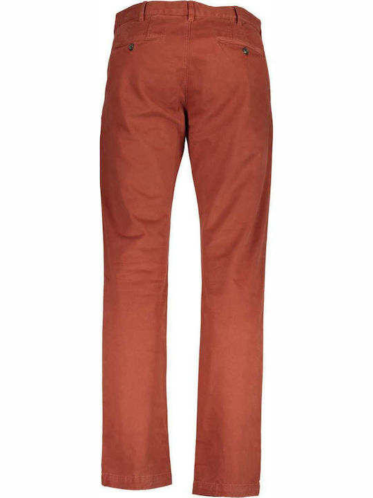 Gant Men's Trousers Chino Elastic Orange